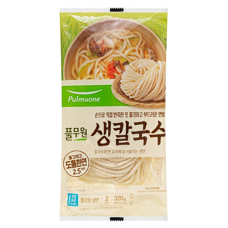 풀무원 생칼국수, 550g, 1개