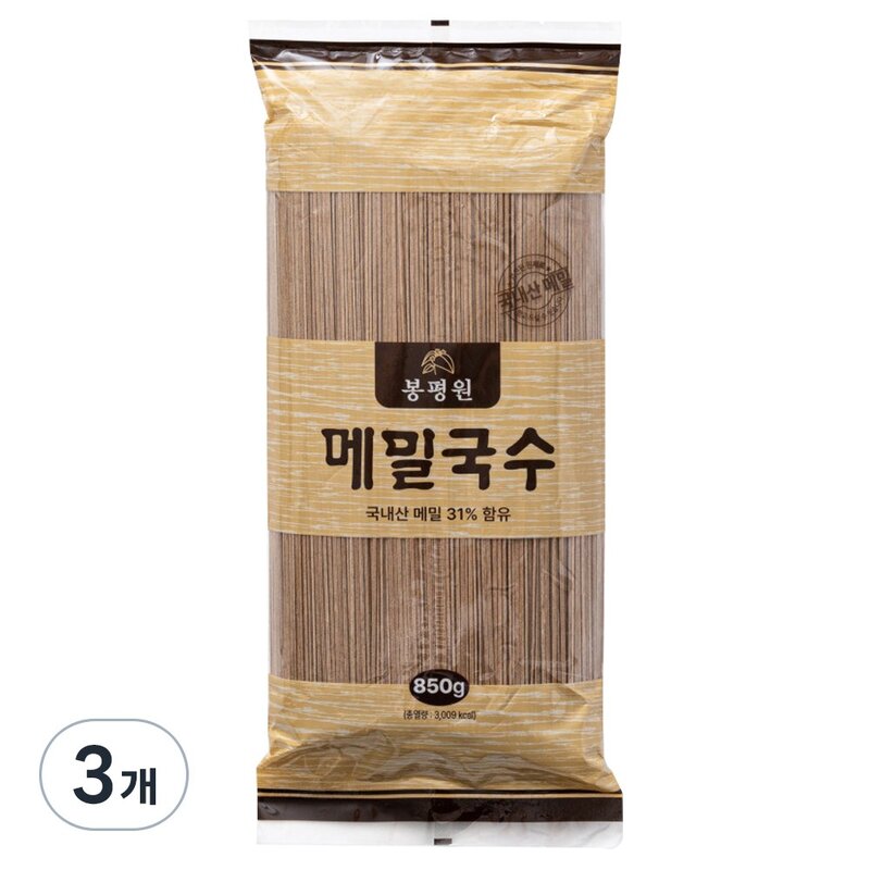 봉평원 메밀국수, 1kg, 2개