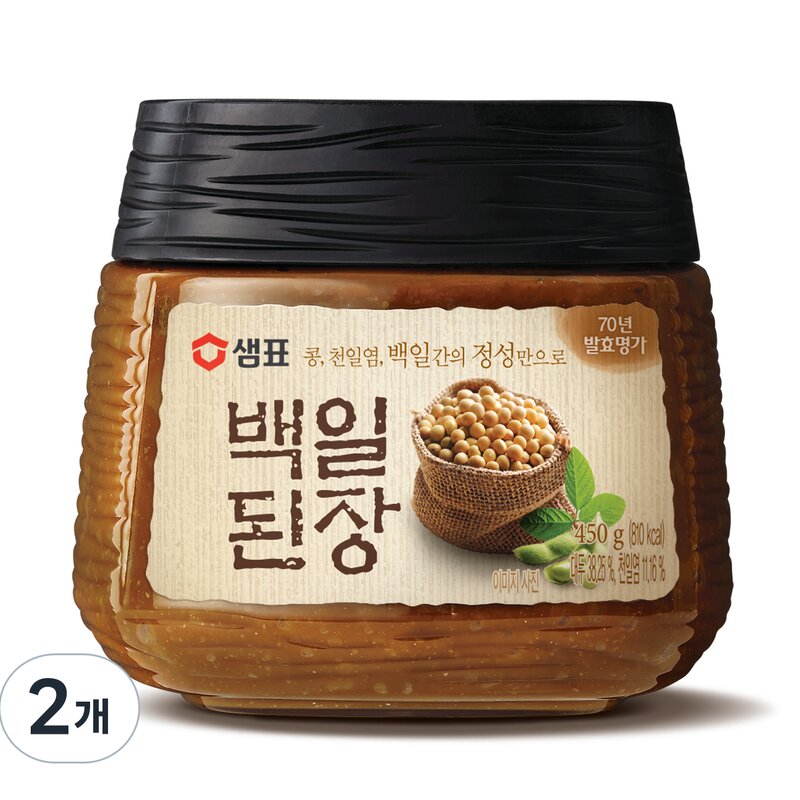 샘표 백일된장, 450g, 1개