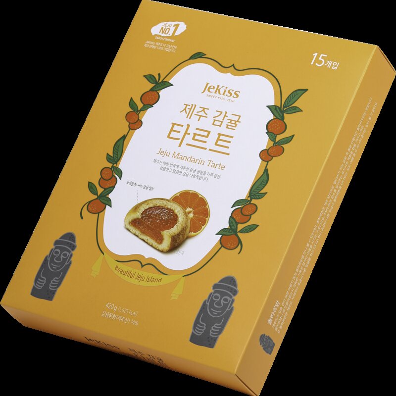 제키스 감귤 타르트 대, 224g, 1개