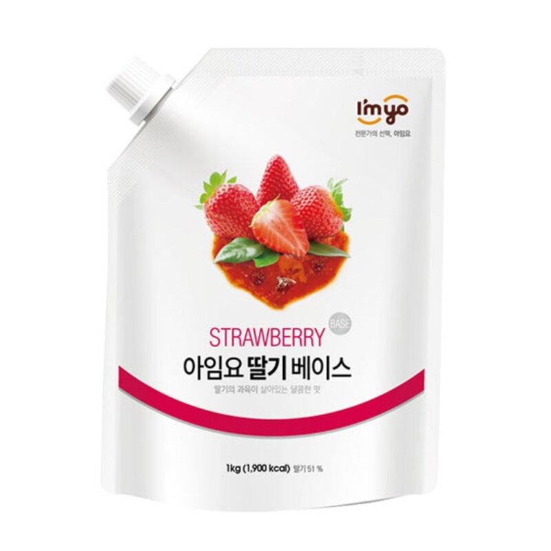 아임요 딸기베이스, 1kg, 1개