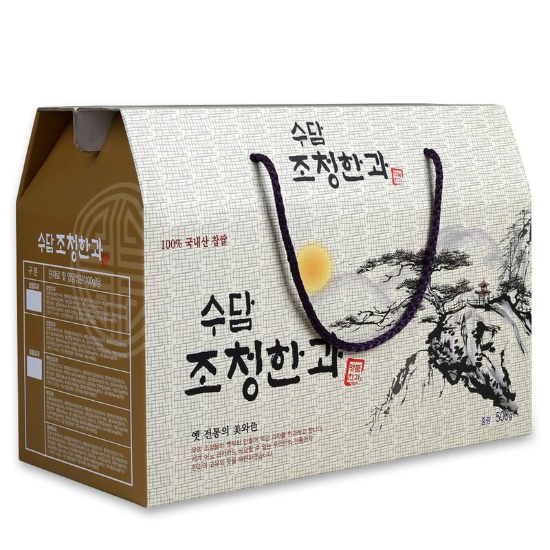 수담조청유과 500g 1kg 선물세트 수담한과, 1개