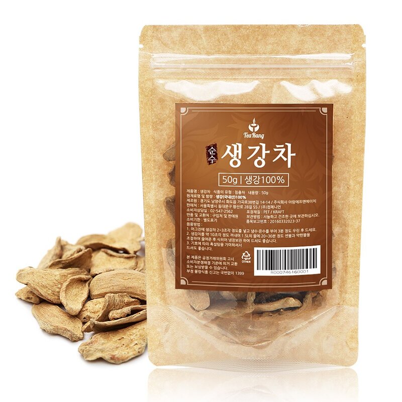 티랑 순수생강차, 50g, 1개입, 1개