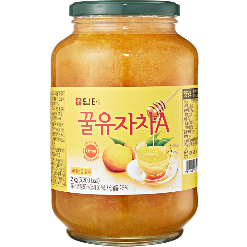 담터 꿀유자차A, 2kg, 1개입, 2개