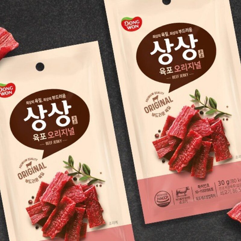 상상육포 오리지널, 30g, 6개