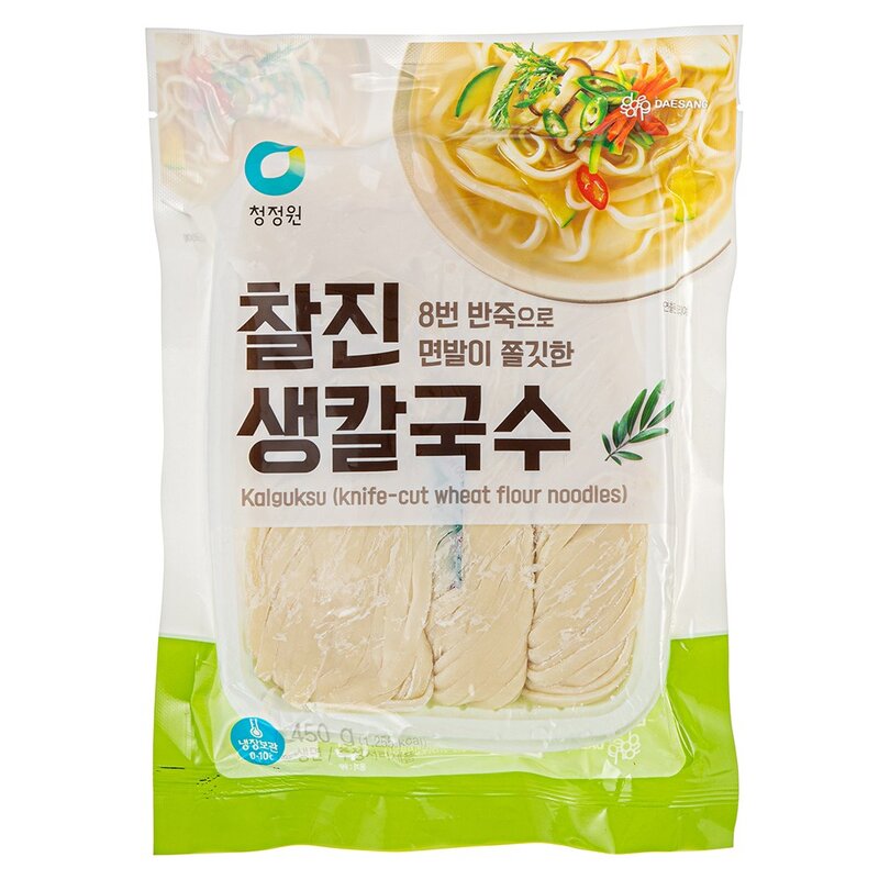 청정원 찰진 생칼국수, 450g, 1개