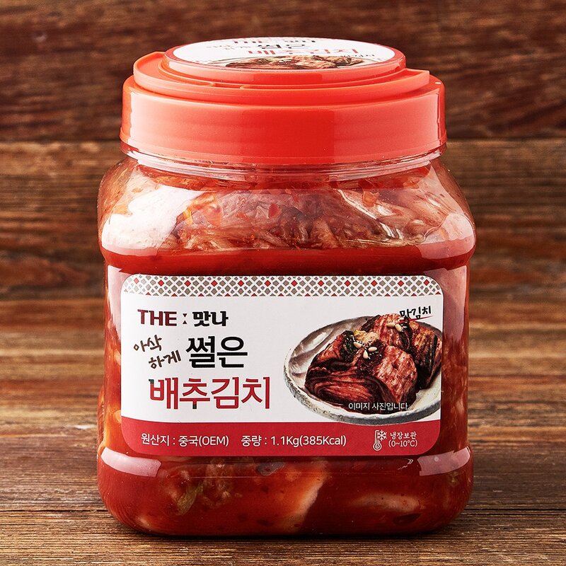 인우 더맛나 썰은 배추김치, 1.1kg, 1개