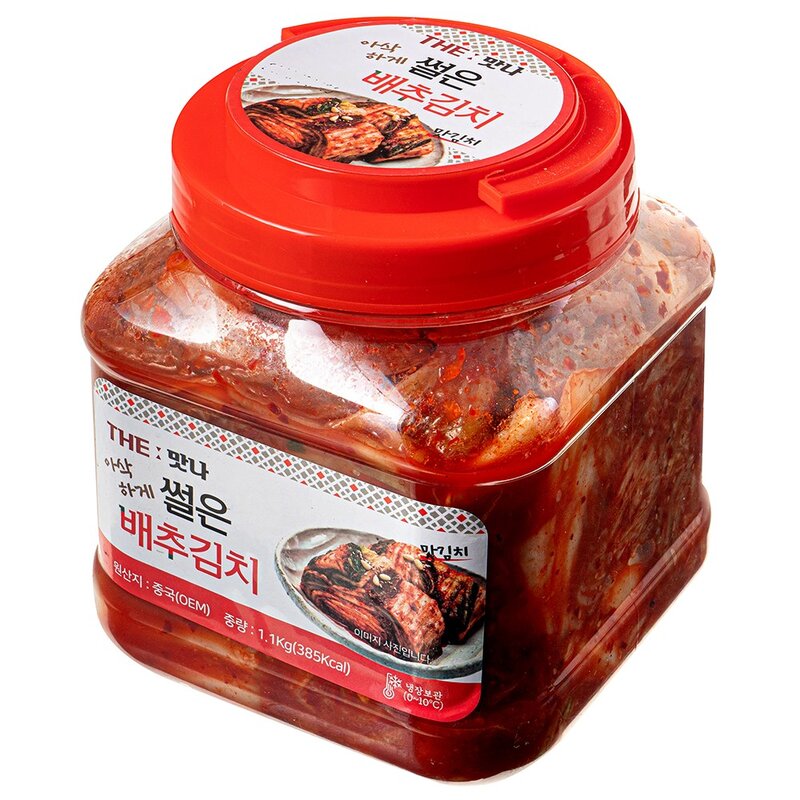 인우 더맛나 썰은 배추김치, 1.1kg, 1개