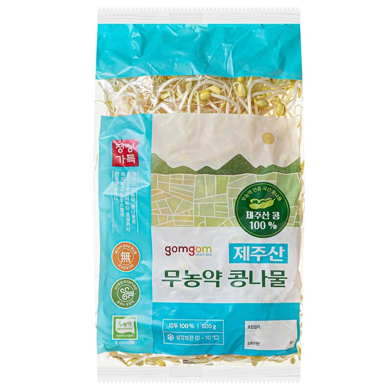 곰곰 제주산 무농약 콩나물, 300g, 1개