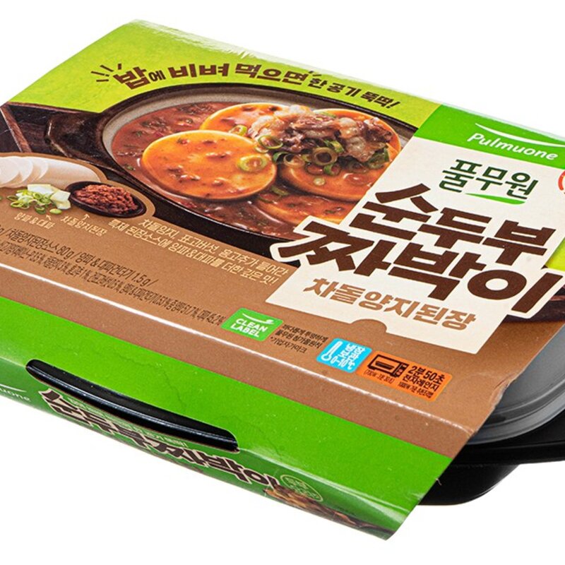 풀무원 순두부짜박이 차돌양지된장, 281.5g, 1개