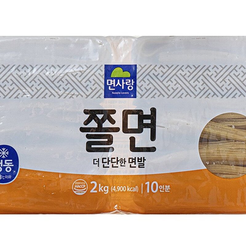 면사랑 쫄면 (냉동), 2kg, 6개