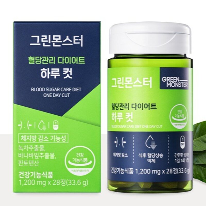 그린몬스터 혈당관리 다이어트 하루컷 33.6g, 28정, 1개