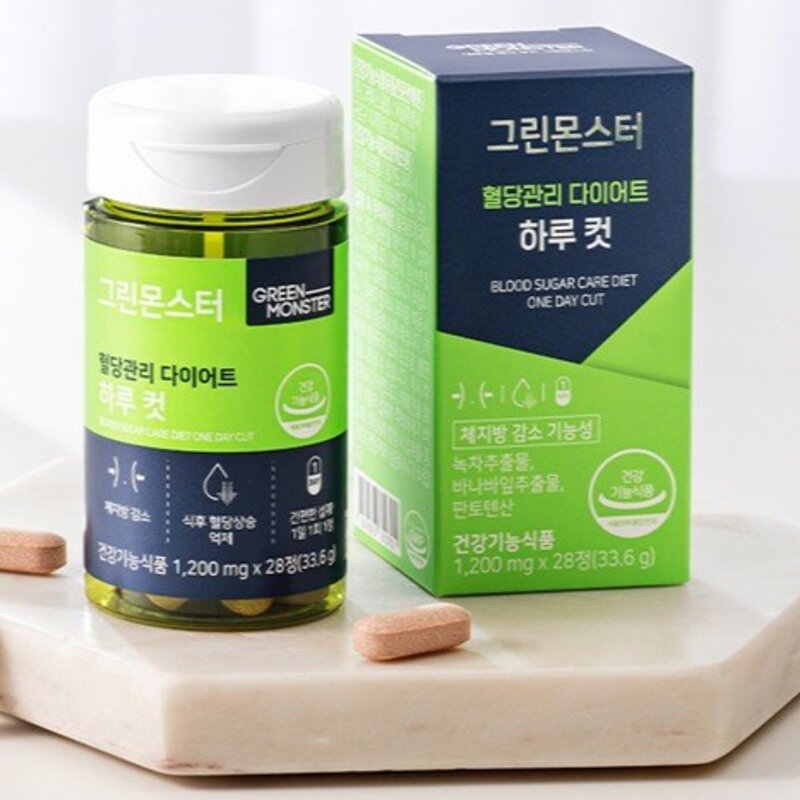 그린몬스터 혈당관리 다이어트 하루컷 33.6g, 28정, 1개