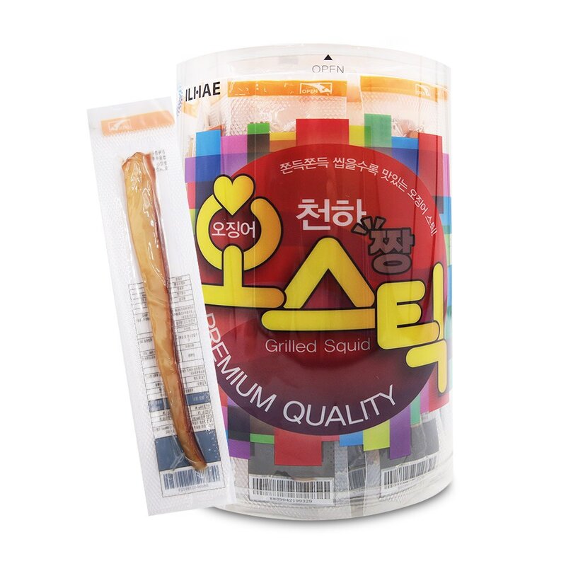 (무)오징어스틱10g, 100g, 1개