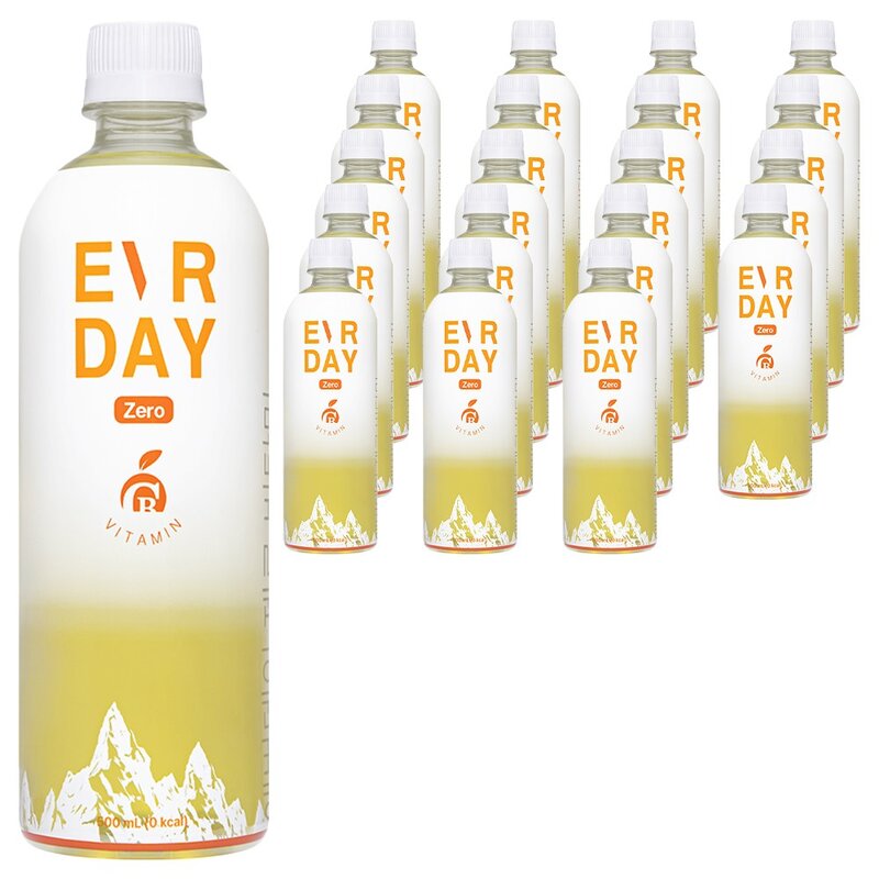 에버데이 제로 비타민 음료, 500ml, 6개