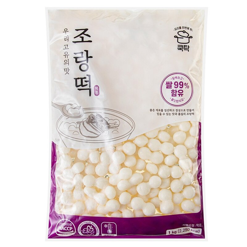 쿡탁 조랑떡, 1kg, 1개