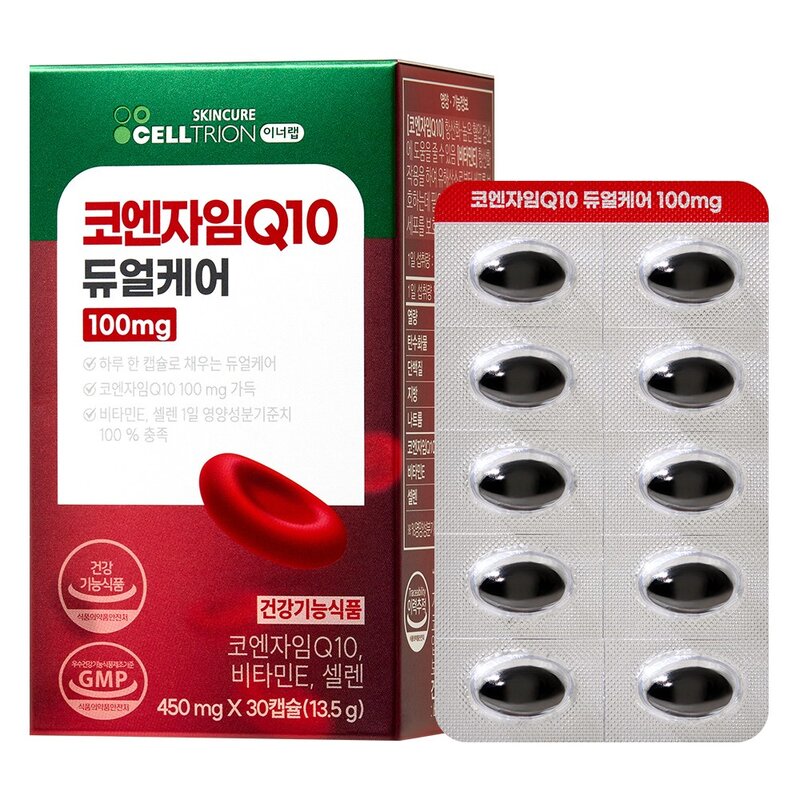 셀트리온 이너랩 코엔자임Q10 듀얼케어 100mg 13.5g, 1개, 30정