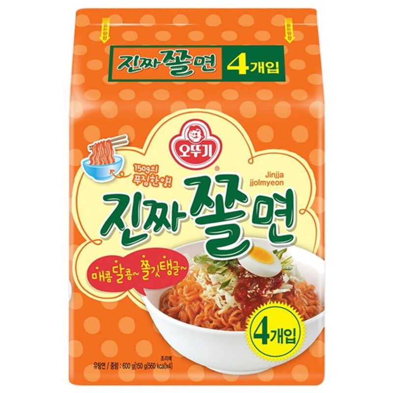 오뚜기 진짜쫄면 150g, 16개