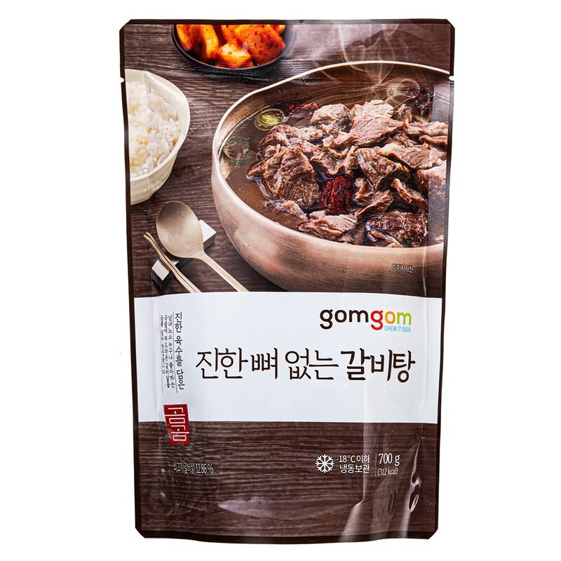 진한 뼈 없는 갈비탕 (냉동), 700g, 1개