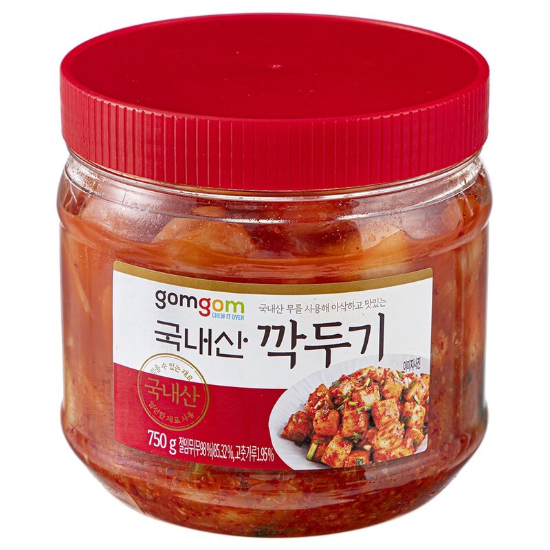 곰곰 국내산 깍두기, 750g, 1개