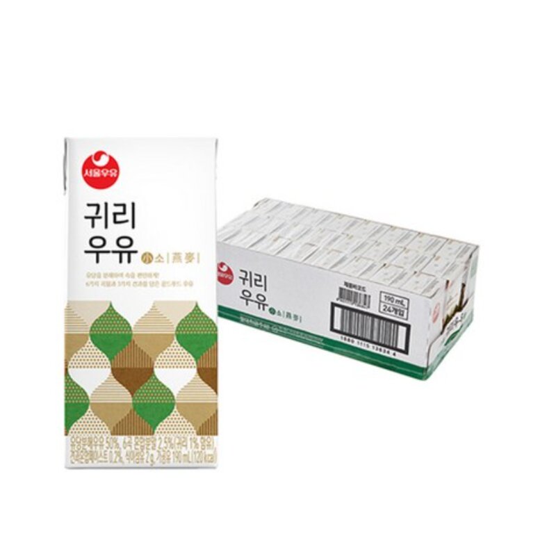 서울우유 귀리우유, 190ml, 24개