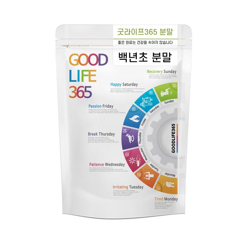 굿라이프365 백년초 가루 백년초 열매 분말, 1개, 250g