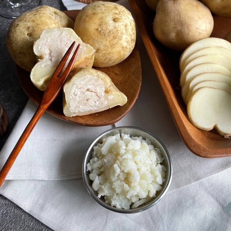 강원 춘천 감자빵 고구마빵 글루텐프리 무설탕 무밀가루, 90g, 1세트, 감자빵 6개