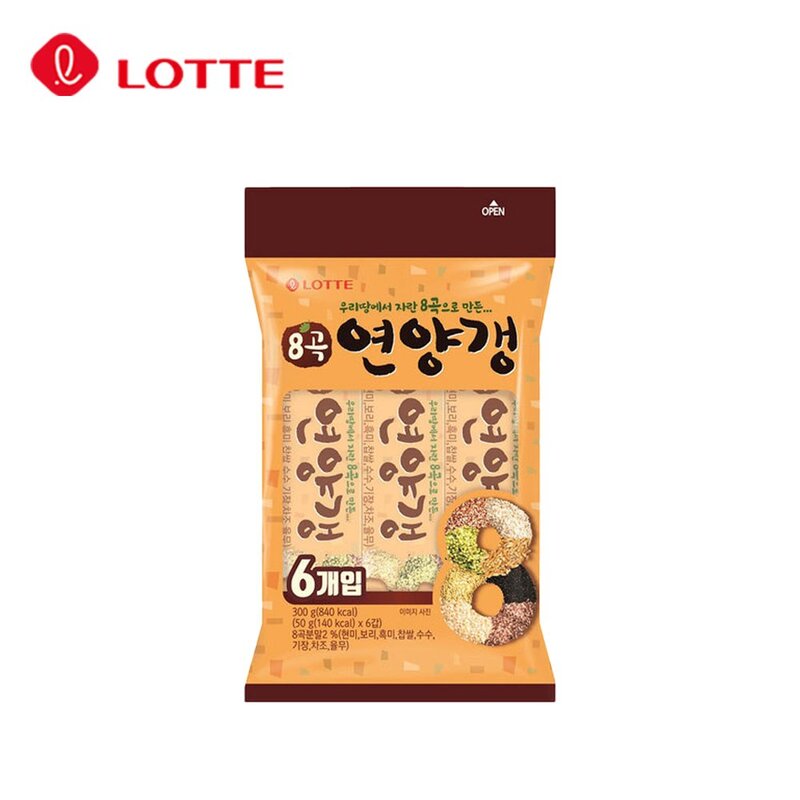 롯데제과 8곡 연양갱, 48개, 50g