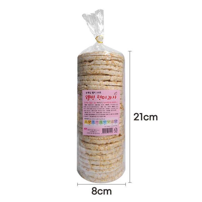 다솔푸드 웰빙현미과자, 150g, 4개