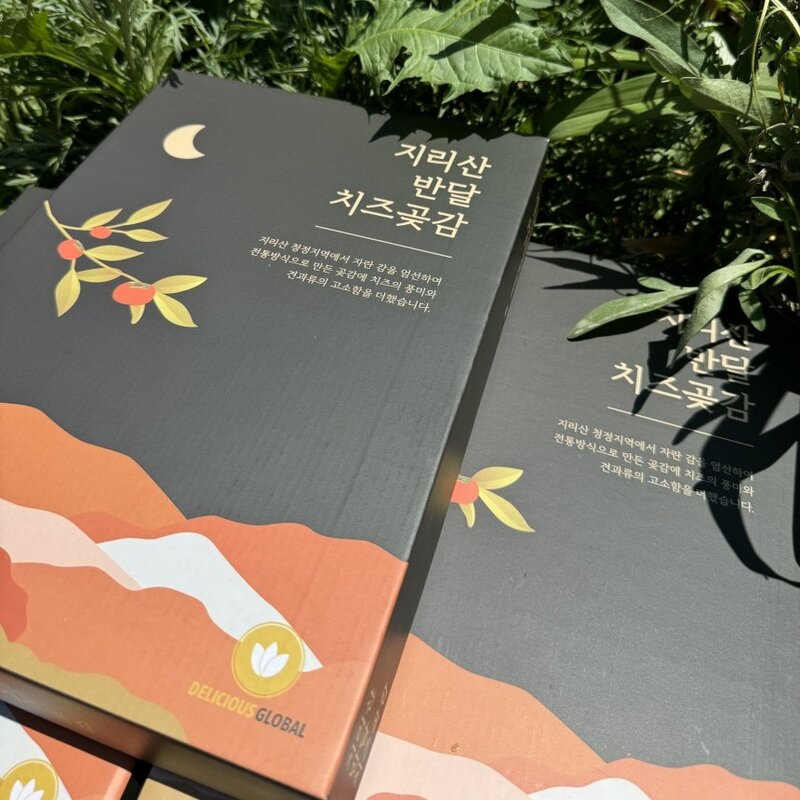 지리산 반달 크림 치즈곶감 호두곶감말이 곶감단지, 실속 포장, 1세트, 400g