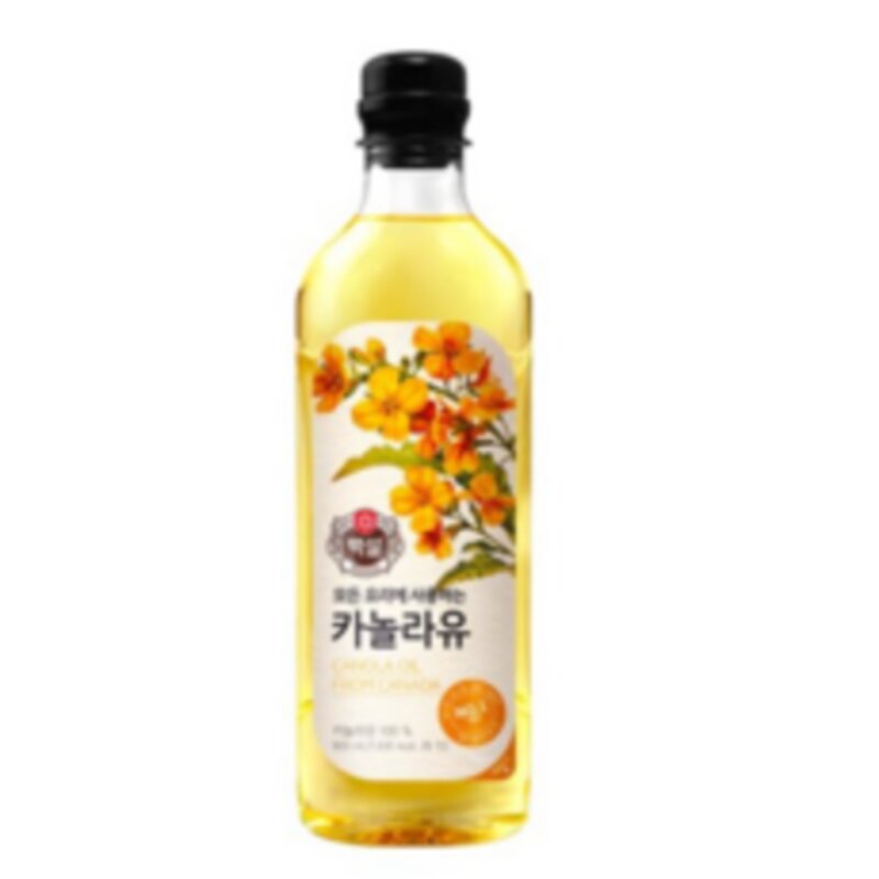 백설 카놀라유 500ml, 3개