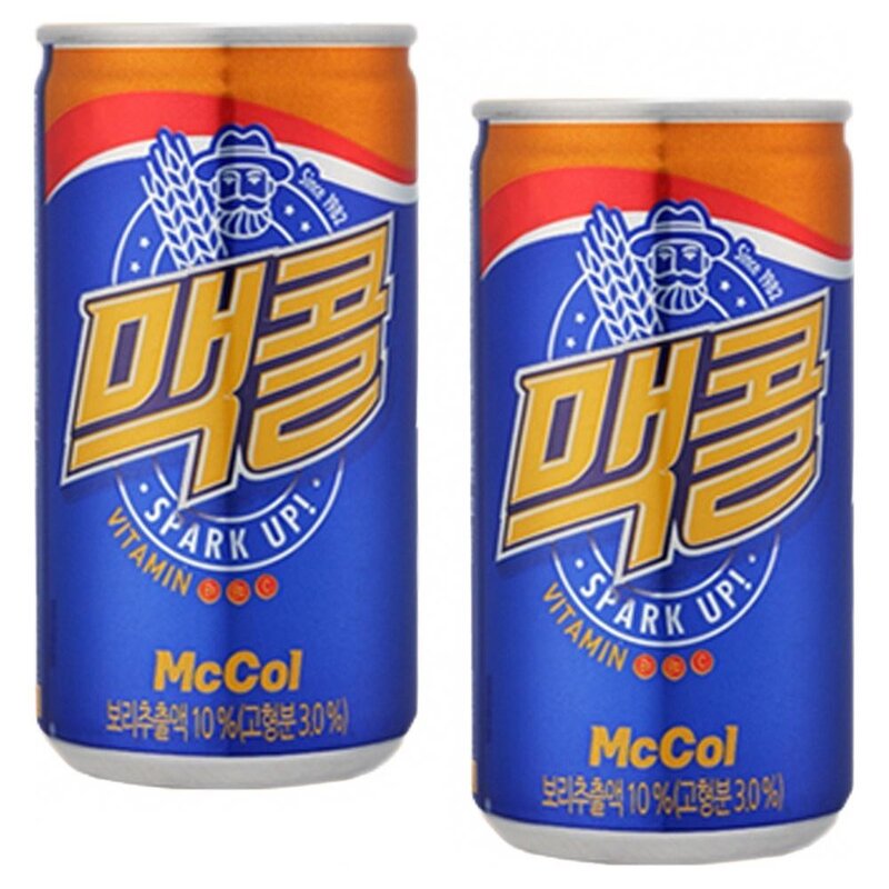 일화 맥콜 캔, 190ml, 60개