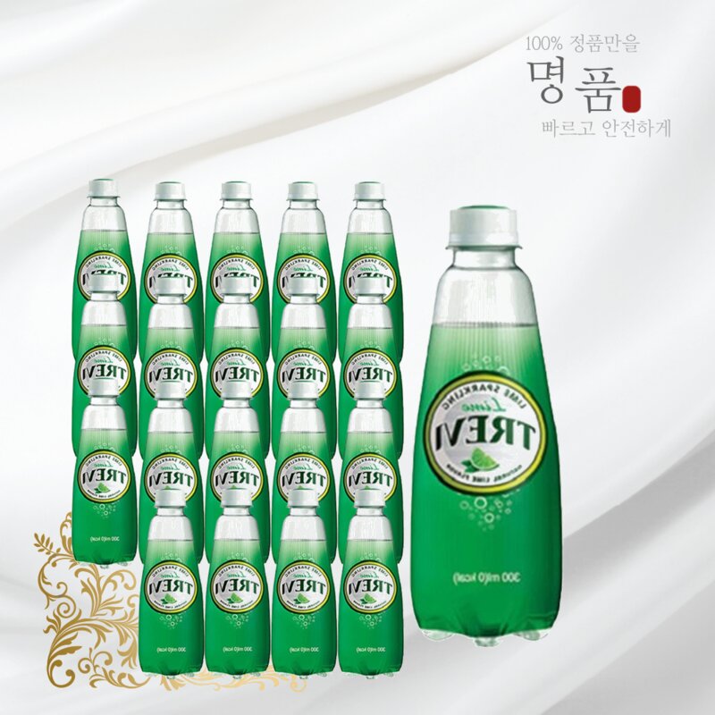 트레비 플레인 300ml 20페트, 롯데 트레비라임300mlx20, 20개