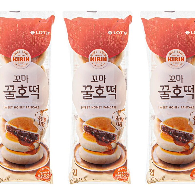 기린 꼬마꿀호떡, 125g, 3개