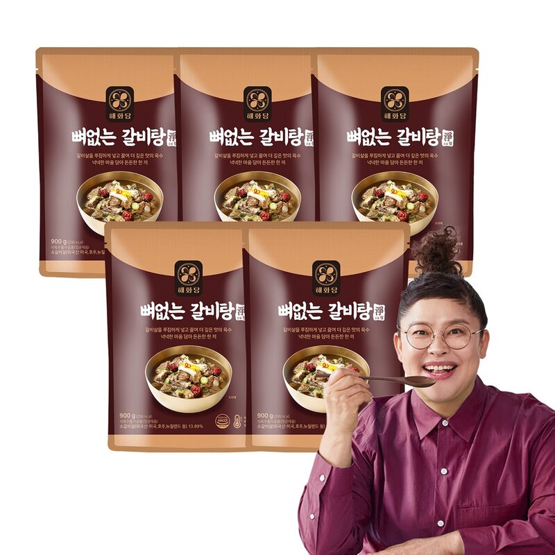 [해화당]뼈없는 갈비탕, 900g, 10개