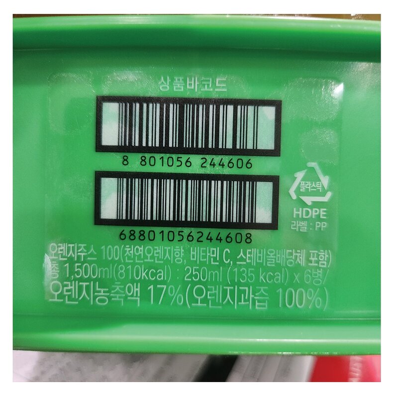 델몬트 레니니 미니 오렌지주스 250ml 6병, 6개