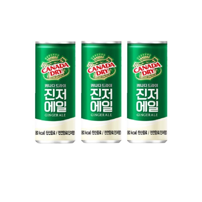 코카콜라 캐나다 진저에일 토닉 제로 음료, 30개, 245ml