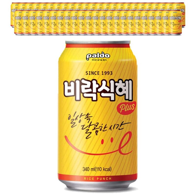 팔도 비락 식혜 340ml 48캔, 48개