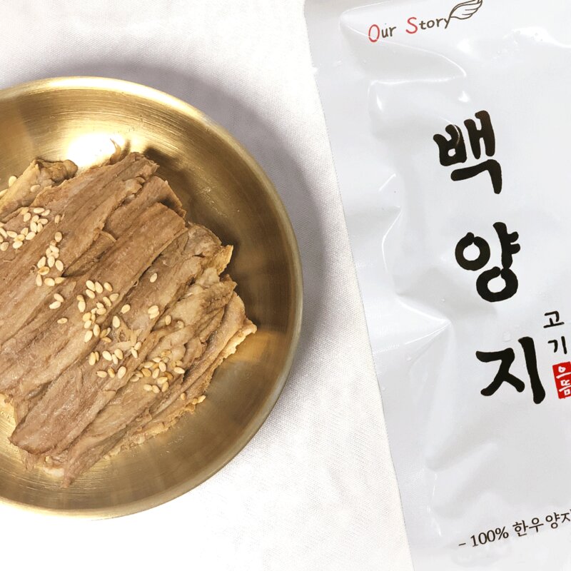 [특가판매]백곰탕 저염식 무첨가 한우곰탕 400g 4팩+백사태 2팩, 1세트