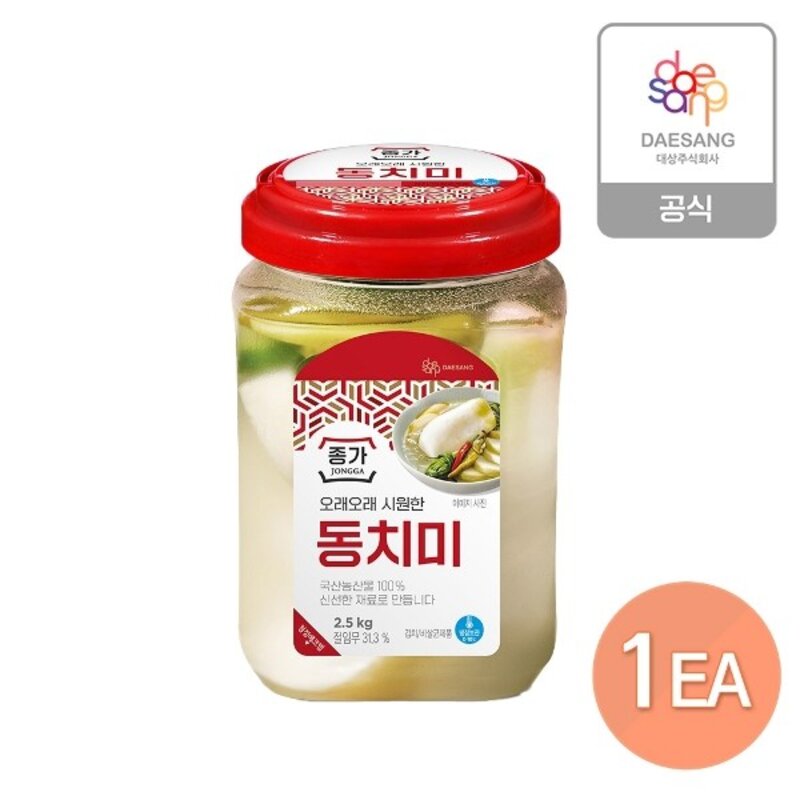 종가 시원한 동치미 1.2kg(PET), 2개, 1.2kg