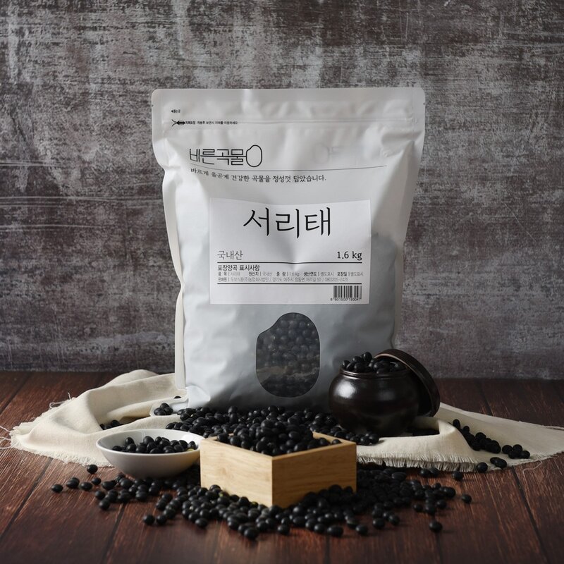 바른곡물 국산 서리태, 800g, 1개