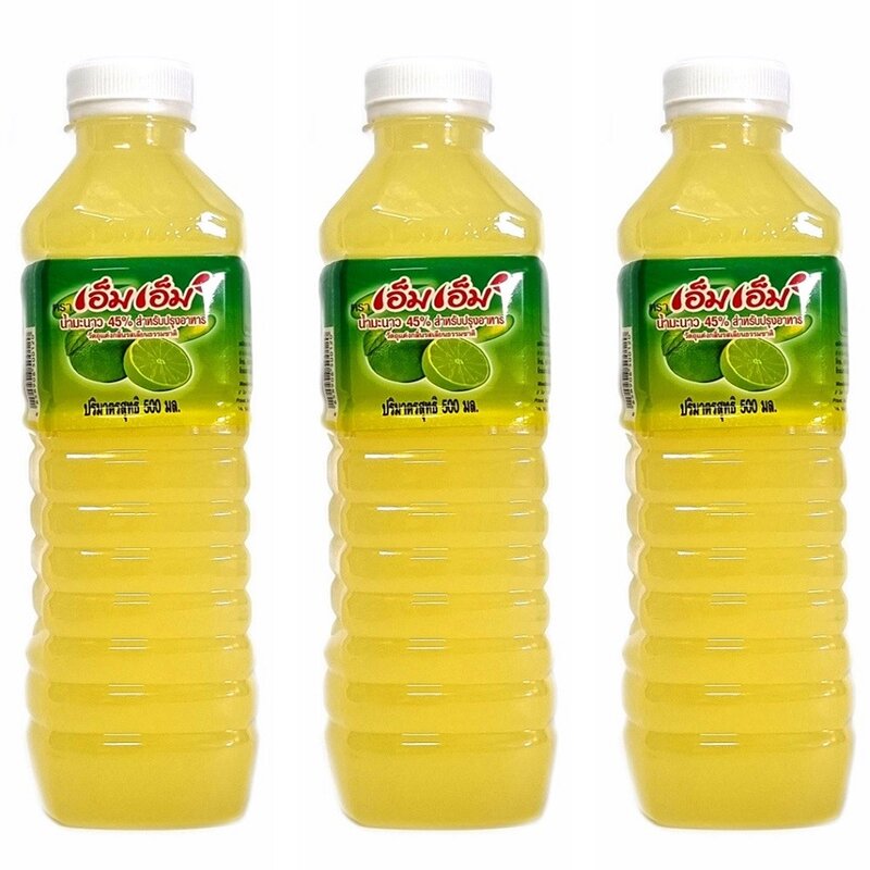 태국 라임주스 500ml Thai lime juice 45% 고함유 요리재료, 1개