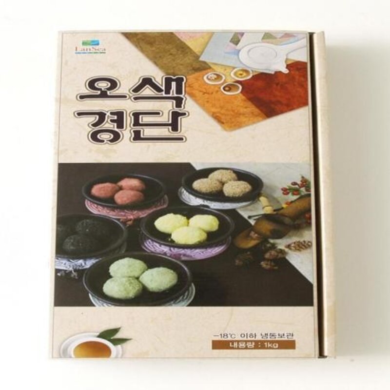 오색경단 랜시푸드 냉동 1kg(20gx50입), 1개, 1kg