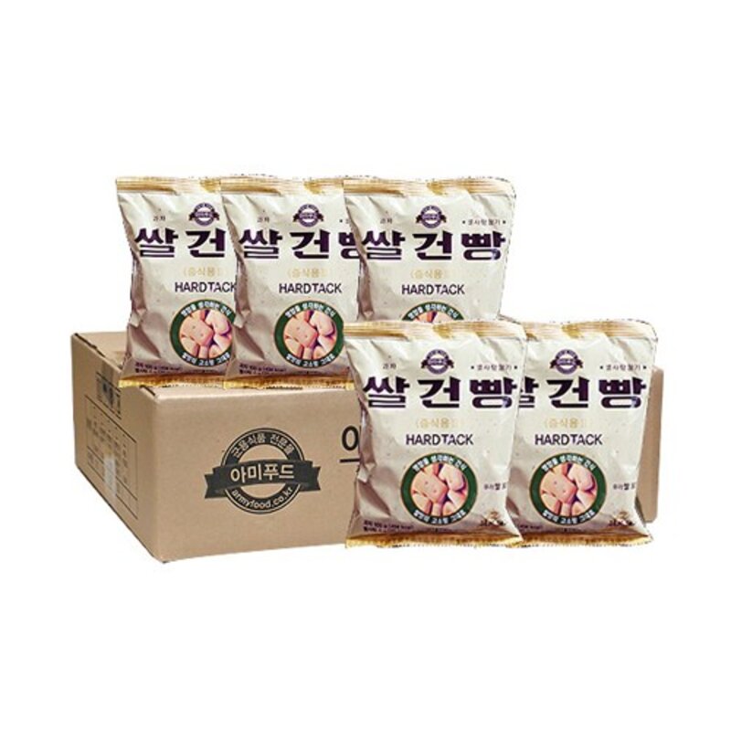 아미푸드 쌀건빵 20봉지1박스 군용건빵, 65g, 20개