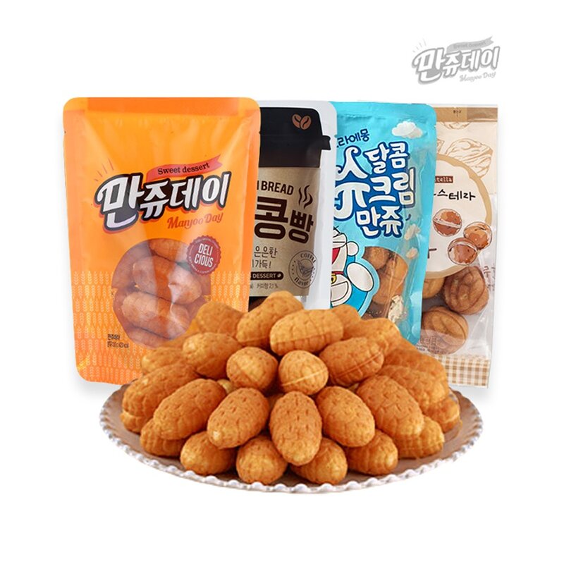 만쥬데이 [만쥬데이]도라에몽 달콤슈크림만쥬, 130g, 3개