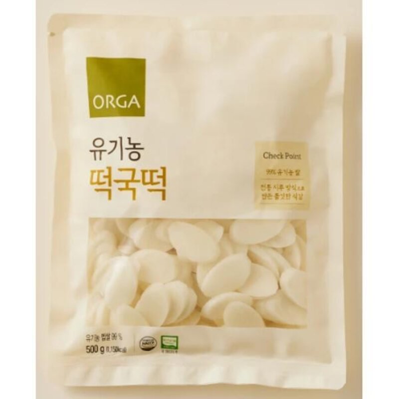 풀무원 유기농 떡국떡, 2개, 500g