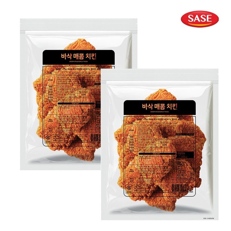 사세 바삭매콤치킨(일반) 1.3kg, 1개