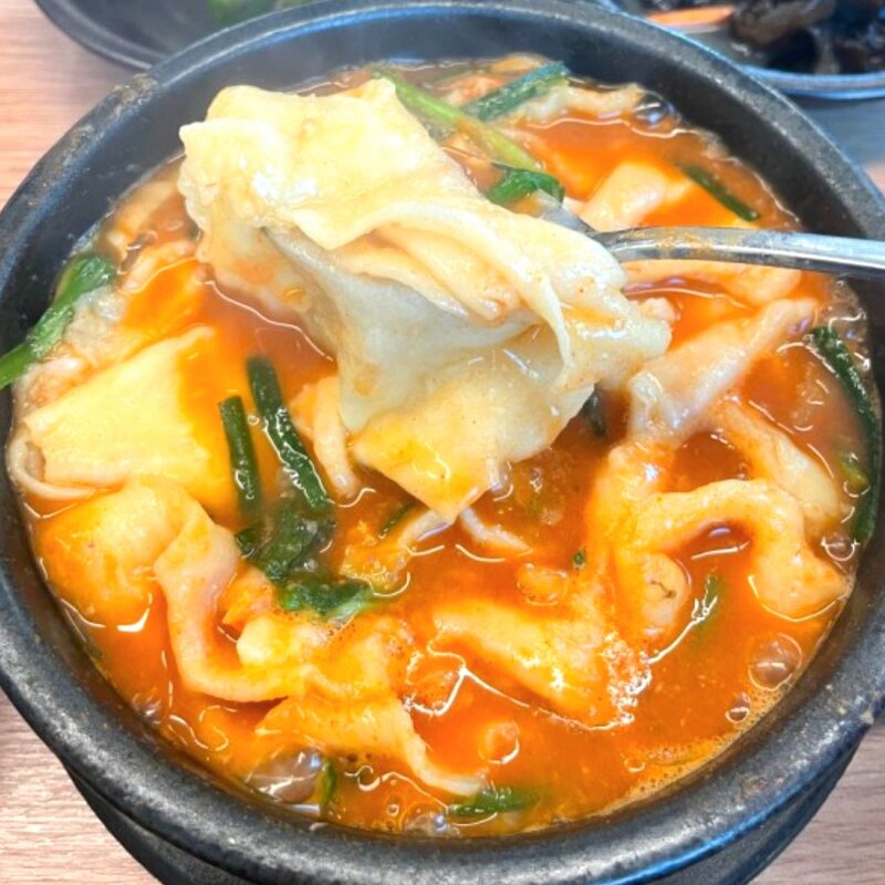 전국맛집 [봉평메밀마당] - 생 손 수제비 6인분(손수제비1K+멸치스프6개), 1개, 1kg