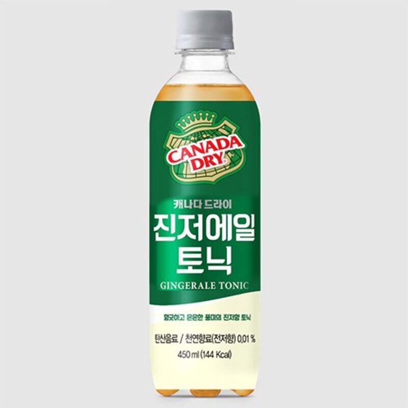 캐나다드라이 진저에일 450ml 12입, 12개