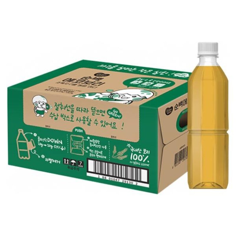 동원 순백 에코 보리차, 350ml, 24개